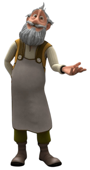 This is the Avatar Image for the Bilgecan Dede - Keloğlan AI Voice and Text to Speech Generator